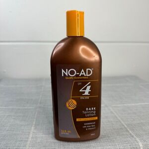 VTG Y2K NO AD Dark Tanning Lotion SPF 4 Carrot Extract 2004 75% full DISPLAY